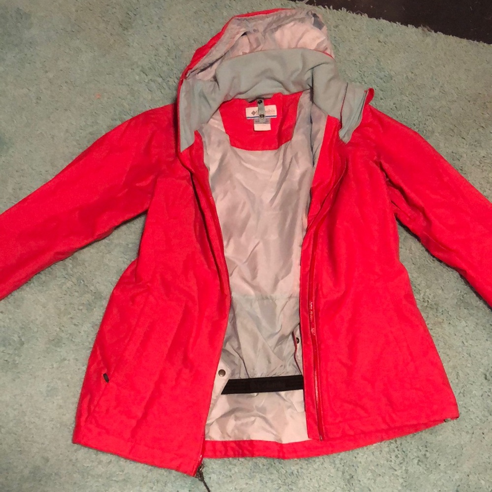 Women’s pink and blue jacket (L)